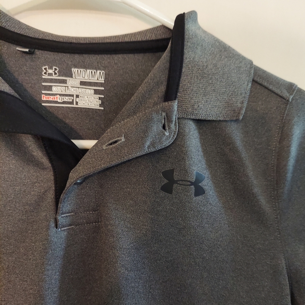 Youth Under Armour Heatgear polo shirt- unisex - Picture 3 of 7